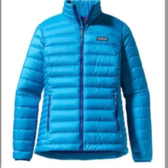 Patagonia DOwn Sweater Jacket, Blue, XL - Picture 8 of 10